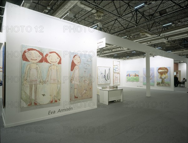 ARCO 2000-STAND DE LA GALERIA PERIFERICA- LISBOA- OBRAS DE EVA ARMISEN RAUL SERRA E ISABELLE