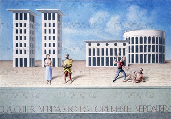 PEREZ VILLALTA GUILLERMO 1948-
SOBRE LA INTRANSIGENCIA - 1998 - 141x200 - TEMPLE/LIENZO
MADRID,