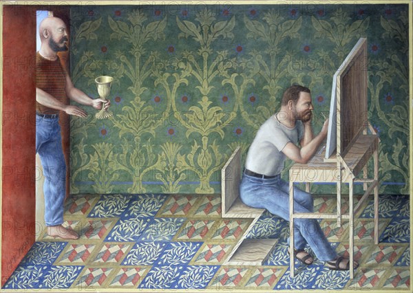 PEREZ VILLALTA GUILLERMO 1948-
DOS MUNDOS (SOBRE UN TIEMPO DE LA VIDA) - 1998 - 142x200-