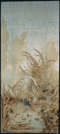 GABE NICOLAS EDUARDO 1814-1865
TAPIZ - FABULA DE LA GARZA  Y  LAS RANAS
MADRID, BANCO DE