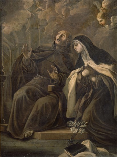 PALOMINO Y VELASCO ANTONIO 1655/1726
SANTA TERESA Y SAN PEDRO DE ALCANTARA
MADRID, IGLESIA DE
