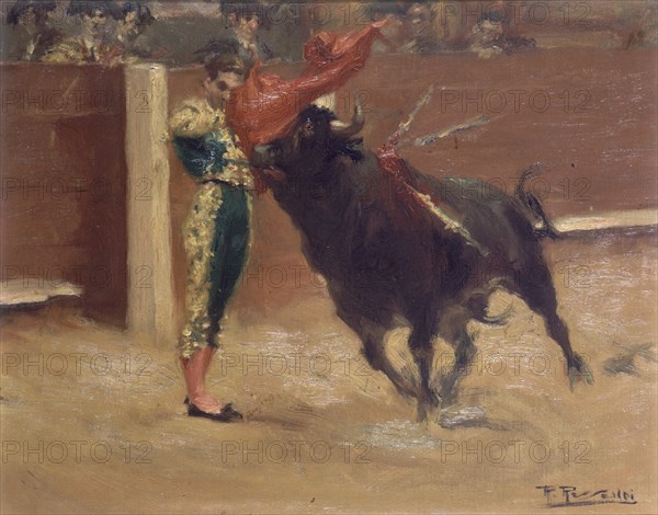 RESSENDI ROMERO BALDOMERO 1922-77
PASE NATURAL  CORRIDA DE TOROS
MADRID, COLECCION VIUDA