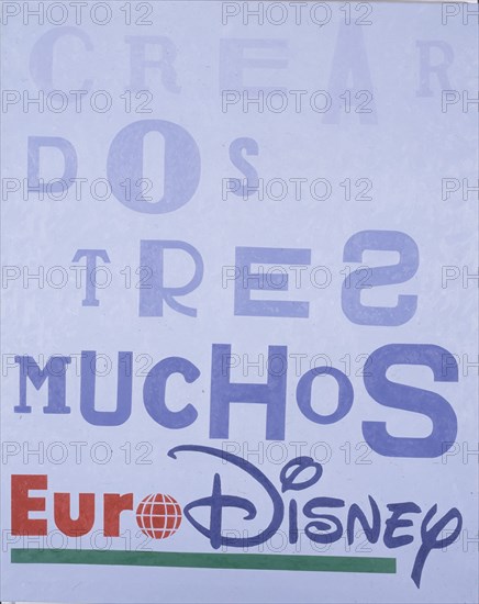 LOPEZ CUENCA ROGELIO
EURO DISNEY - 1993 - 162x135
MADRID, GALERIA JUANA DE