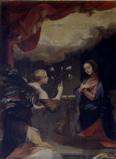 CANO ALONSO 1601/1667
ANUNCIACION - RETABLO NUESTRA SEÑORA DE LA PAZ - S XVII - BARROCO