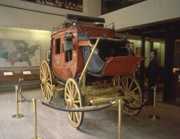 DILIGENCIA PARA EL TRANSPORTE DE PASAJEROS Y DE CORREO
SAN FRANCISCO-CALIFORNIA, MUSEO DE HISTORIA