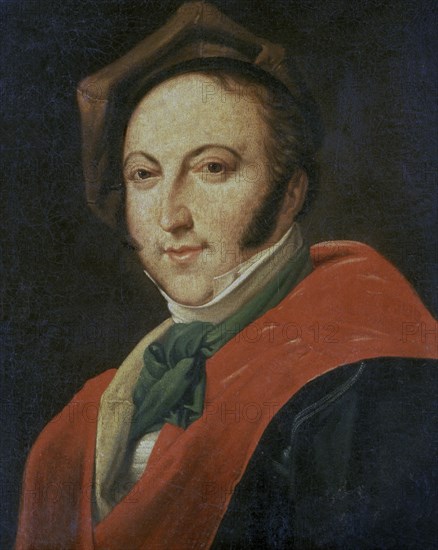 MAYER
RETRATO DE GIOACCHINO ROSSINI - 1820 - O/L
BOLONIA, MUSEO CIVICO
ITALIA

This image is