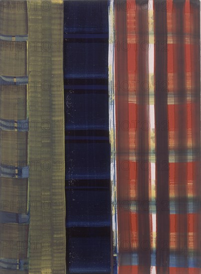 USLE JUAN 1954-
SIN TITULO- 2000-56x41 cm-TECNICA VINILICO,SUSPENSION Y PIGMENTOS SOBRE