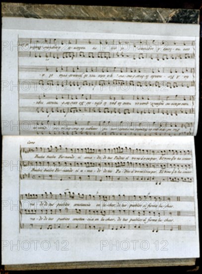 HERNANDEZ EUGENIO RUFINO
PARTITURA - AL REGRESO DE SM EL SR D FERNANDO VII 1814- PROCEDENCIA FONDO