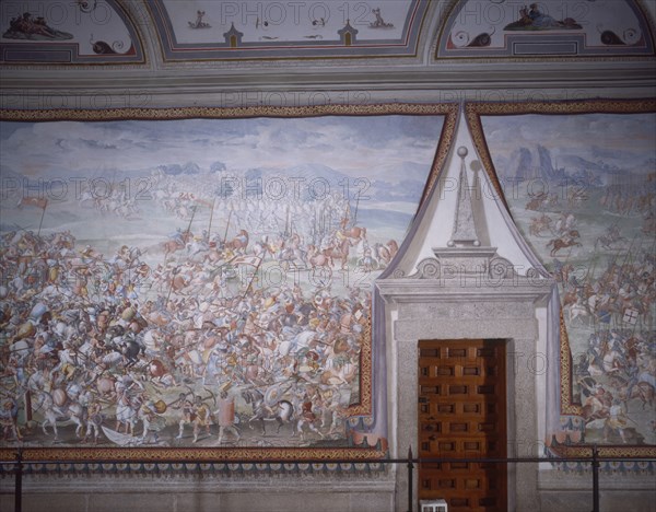 GRANELLO/TAVARON/CASTELLO/CAMBIASSO
DET- BATALLA DE HIGUERUELA (1431) - PINTURA AL FRESCO 1585 -