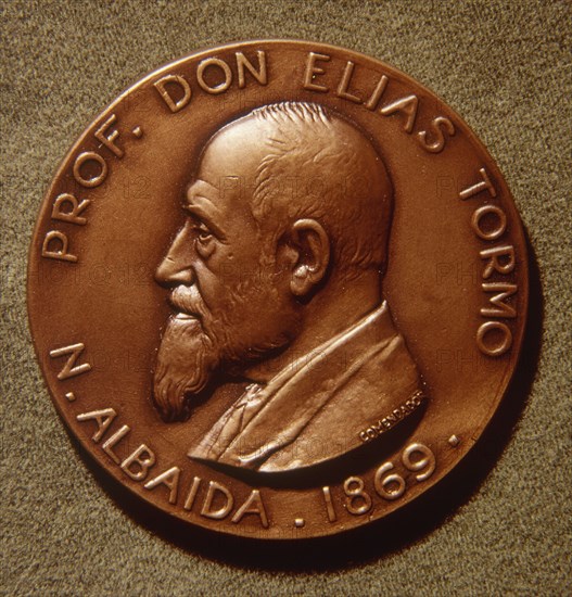 ANVERSO - MONEDA DEL PROFESOR ELIAS TORMO NACIDO EN ALGAIDA EN 1869 - Conj nº 7075
MADRID,
