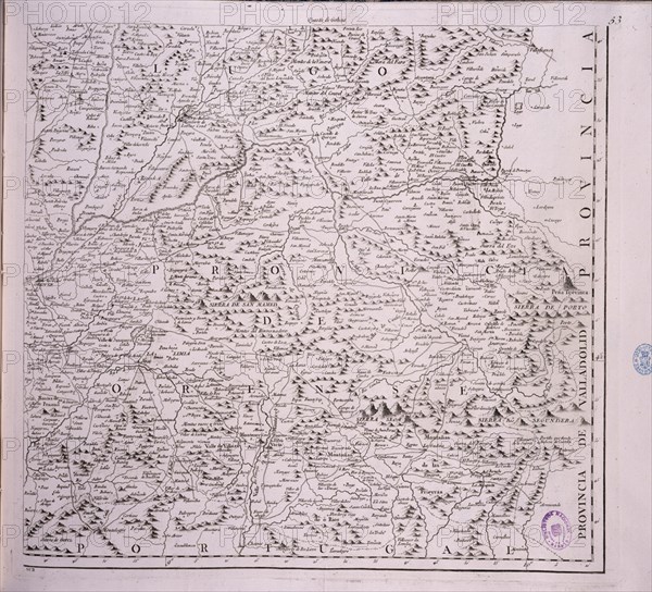 LOPEZ TOMAS 1730/1802
MAPA DEL REINO DE GALICIA DEDICADO A JOSE MOÑINO CONDE DE FLORIDABLANCA -