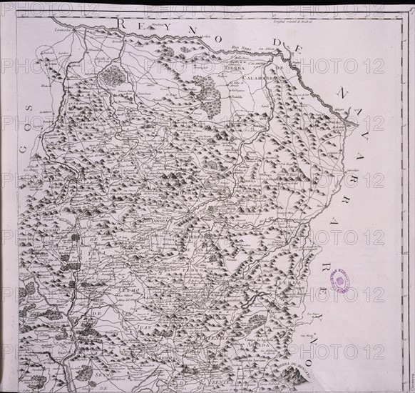 LOPEZ TOMAS 1730/1802
MAPA DE LA PROVINCIA DE SORIA - 1783 - (PARTE TERCERA)
MADRID, BIBLIOTECA