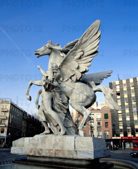 QUEROL SUBIRATS AGUSTIN 1860/1909
DET- FUENTE REALIZADA CON LAS ESCULTURAS QUE REMATABAN EL