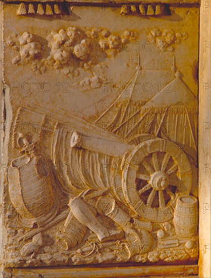 OREA JUAN DE
FACHADA OCCIDENTAL - PEDESTAL CON TROFEOS DE GUERRA - S XVI
GRANADA, PALACIO CARLOS