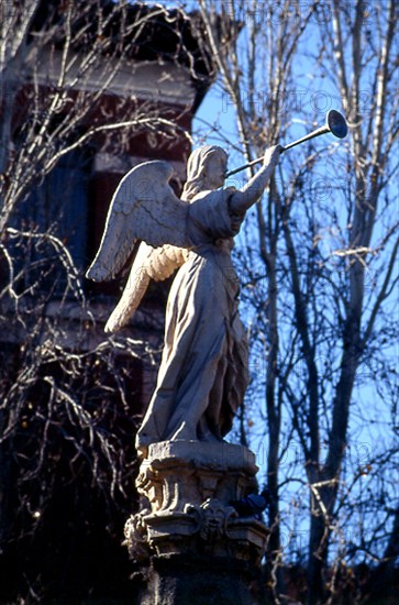 RIBERA PEDRO DE 1683/1742
REMATE DE LA FUENTE DE LA FAMA - 1731 - ANGEL TROMPETERO
MADRID,