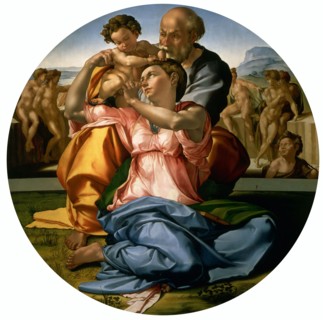 Michelangelo, The Holy Family (the Tondo Doni)