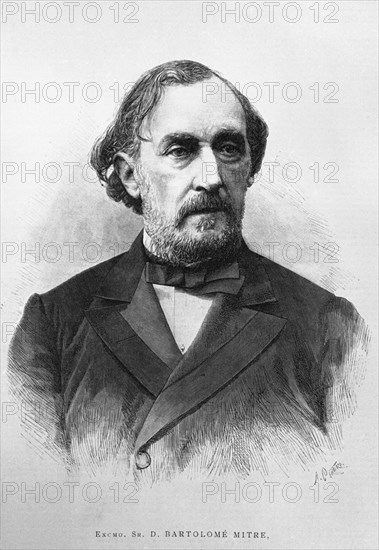 BARTOLOME MITRE  - EXPRESIDENTE DE LA REPUBLICA ARGENTINA - 1821/1906
MADRID, BIBLIOTECA