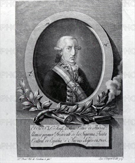 FOLC FRANCISCO
JOSE MOÑINO CONDE DE FLORIDA BLANCA PRESIDENTE DE LA SUPREMA JUNTA CENTRAL DE