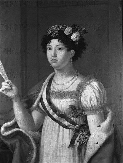 GARCIA NICOLAS
RETRATO DE MARIA ISABEL DE BRAGANZA - II ESPOSA DE FERNANDO VII - S XIX
MADRID,