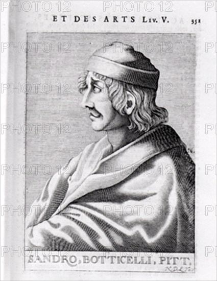 RETRATO DE SANDRO BOTTICELLI (1444/1510) - PINTOR DEL RENACIMIENTO ITALIANO
MADRID, COLECCION