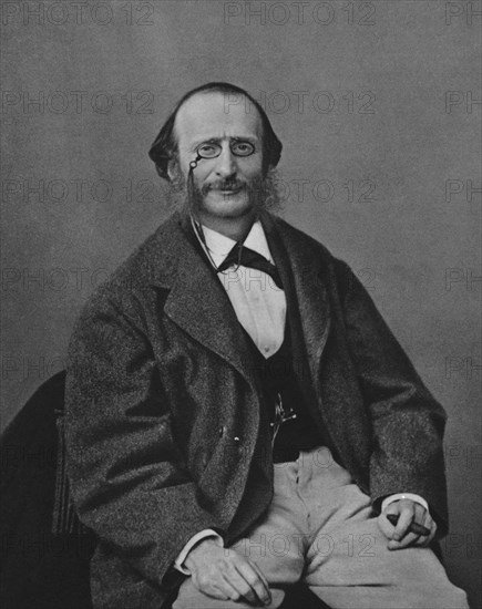 NADAR
JACQUES OFFENBACH (1819-1880) - COMPOSITOR FRANCES AUTOR DE OPERETAS QUE PARODIABAN LA