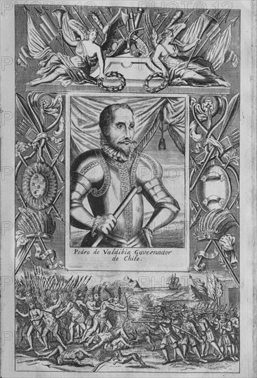 HERRERA Y TORDESILLAS ANTONIO 1549/1625
PEDRO DE VALDIVIA - 1497/1553 - HISTORIA GENERAL DE LOS