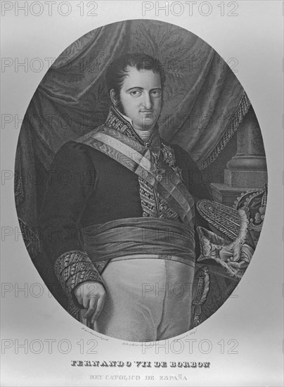 FERNANDO VII REY DE ESPAÑA - 1784/1833 - GRABADO S XIX
MADRID, MUSEO MUNICIPAL
MADRID