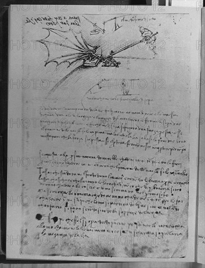 VINCI LEONARDO 1452/1519
MAQUINA VOLADORA
Grabados sin documentar