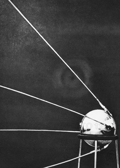 SPUTNIK I - PRIMERA NAVE EN ORBITA ALREDEDOR DE LA TIERRA - LANZADO EL 4-OCTUBRE-1957
Grabados sin