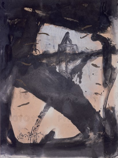 TAPIES ANTONI 1923-
BLACK AN OIL - 1982 - 195x146
MADRID, GALERIA SOLEDAD LORENZO
MADRID