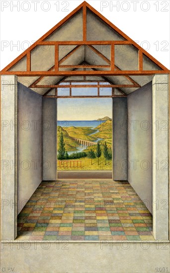 PEREZ VILLALTA GUILLERMO 1948-
ALTAR-2001-      193x120cm
MADRID, GALERIA SOLEDAD