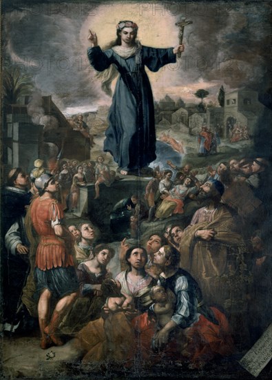 GOMEZ SEBASTIAN
SANTA ROSALIA DE PALERMO-1699
SALAMANCA, MUSEO BELLAS ARTES - PALACIO
