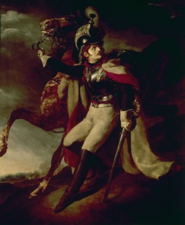 GERICAULT, THEODORE. CORACERO HERIDO - 1814
