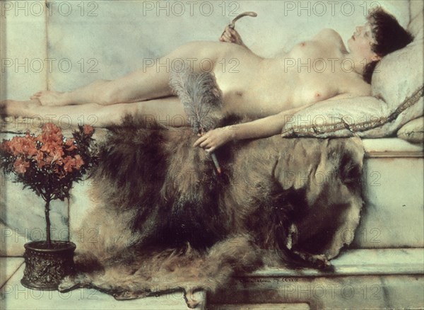 ALMA TADEMA LAWRENCE 1836/1912
TEPIDARIUM - 1881 - 24x33 - O/T
WASHINGTON D.F., WALTER ART