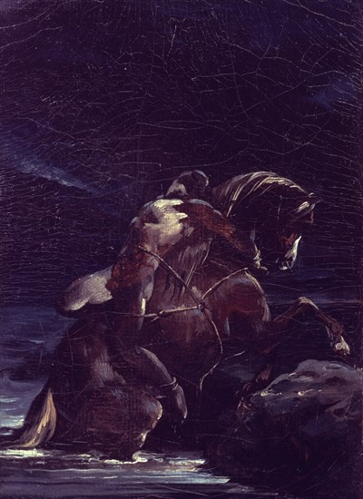 GERICAULT THEODORE 1791/1824
MAZEPPA - S XIX - ROMANTICISMO FRANCES
PARIS, COLECCION
