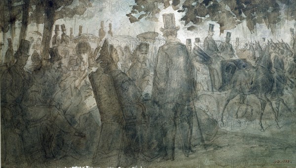 GUYS CONSTANTIN
EN LOS CAMPOS ELISEOS - S XIX - ACUARELA
PARIS, MUSEO PETIT PALAIS
FRANCIA