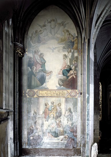 LEHMANN KARL ERNEST
PENTECOSTES - 1842 - FRESCO
PARIS, IGLESIA SAINT MERRI
FRANCIA

This image