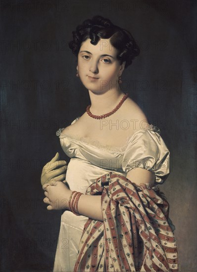 INGRES 1780/1867
RETRATO DE MADAME PANCKOUCKE - 1811 - 93x68 - NEOCLASICISMO FRANCES
PARIS, MUSEO