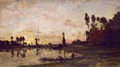 Daubigny, Sunset Over the Oise