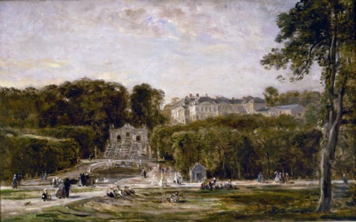 Daubigny, Vue de château de Saint-Cloud