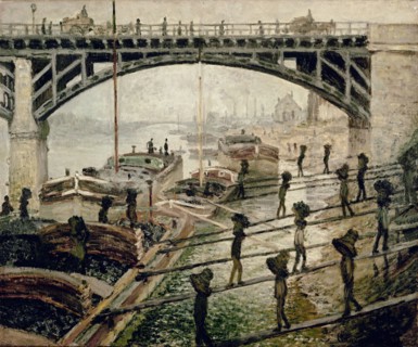 Monet, Les Déchargeurs de charbon