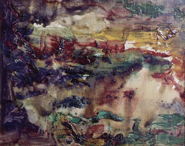 MOREAU GUSTAVE 1826/98
BOCETO ABSTRACTO - (cat n 1151) - 1890? - 27x22 - O/L
PARIS, MUSEO GUSTAVE