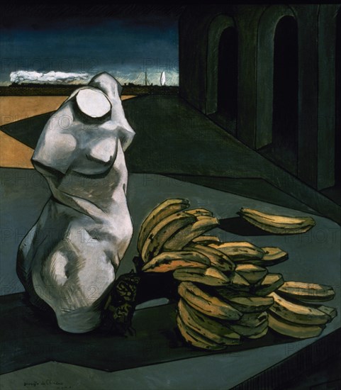 CHIRICO GIORGIO 1888/1978
LA INCERTIDUMBRE DEL POETA - 1913 - O/L - 106x94
LONDRES, TATE