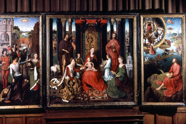 MEMLING HANS 1435/94
DESPOSORIOS MISTICOS DE SANTA CATALINA - S XV - 10x12,5 - PINTURA