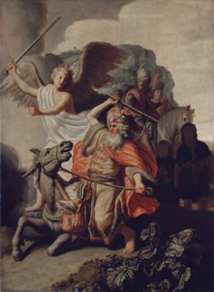 Rembrand, L'ânesse du prophète Balaam