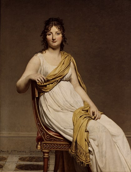 DAVID JACQUES LOUIS 1748/1825
MADAME DE VERNINAC - 1799 - O/L - 145x120 - NEOCLASICISMO