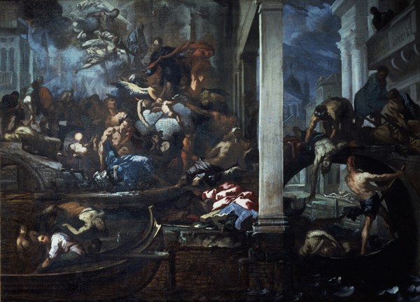 ZANCHI ANTONIO 1631/1722
LA PESTE EN VENECIA - 1666 - 99x135 - BARROCO ITALIANO
VIENA,