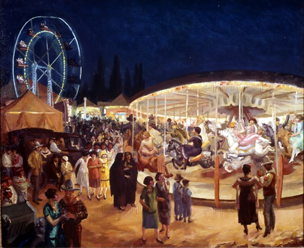 SLOAN JOHN 1871/1951
LA FERIA - S XX
NUEVA YORK, WHITNEY MUSEUM OF AMERICAN ART
EEUU

This