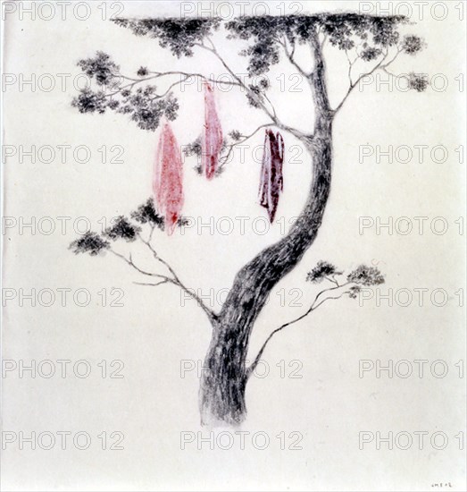 SICILIA JOSE MARIA 1954/
UN DESPERTAR SIN IMAGEN - DIBUJO - GRAFITO Y ACUARELA SOBRE PAPEL JAPONES