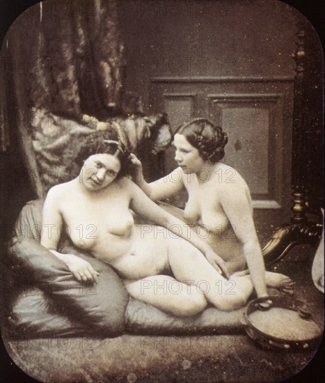 MOULIN JACQUES F
RETRATO DE DOS MUJERES DESNUDAS - FOTOGRAFIA REALIZADA HACIA 1854
MADRID,